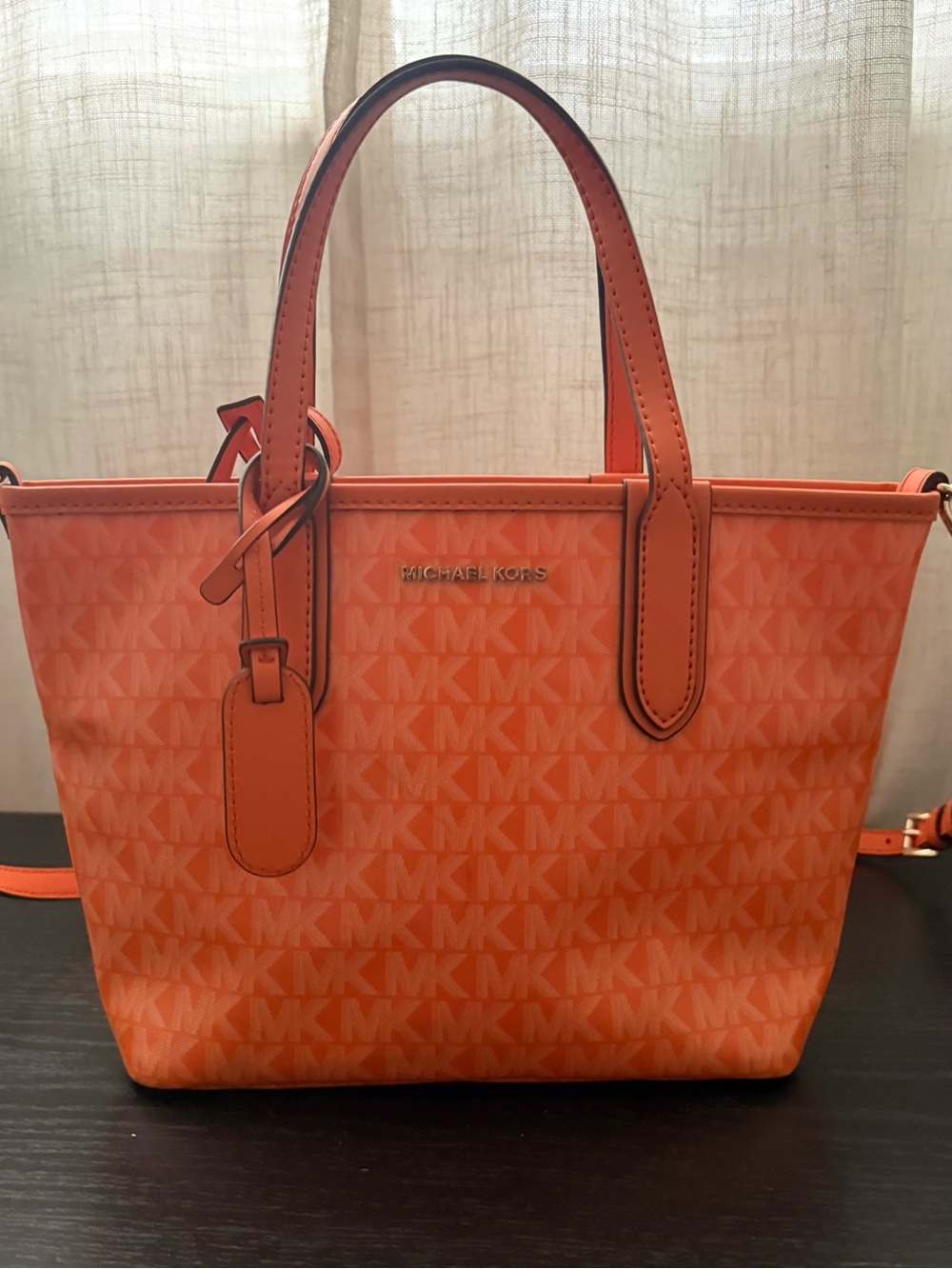 Michael Kors Orange Apricot ’Eliza’ XS Mini Bag